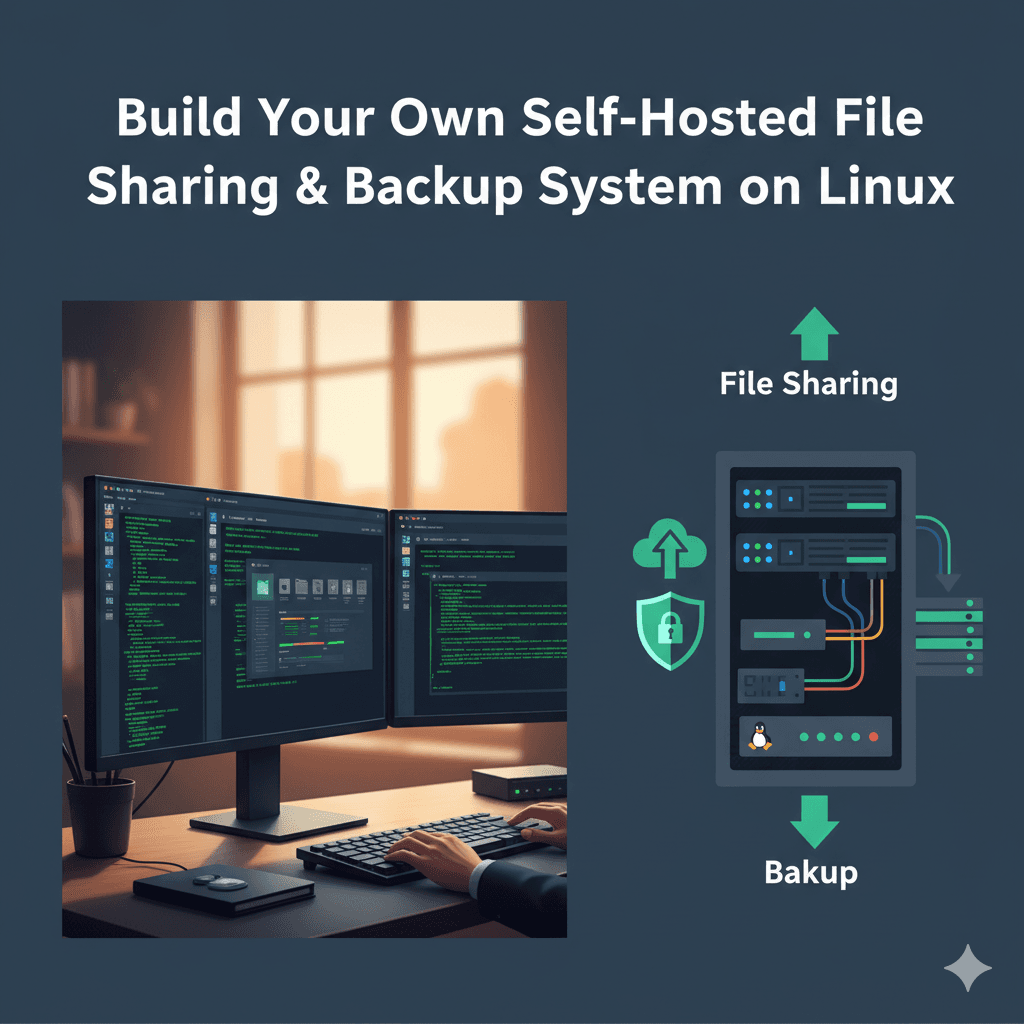 Build Your Own Self-Hosted File Sharing & Backup System on Linux